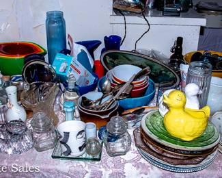 Tables of Kitchenware