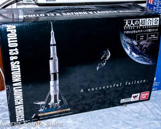 RARE - Bandai Otona no Chogokin Apollo 13 & Saturn V Rocket