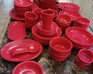 Red Fiesta lead free dishes