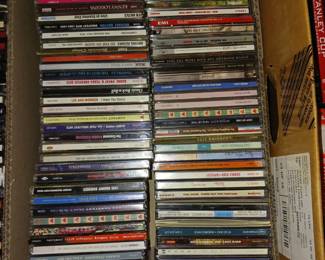 Lots of music CDs