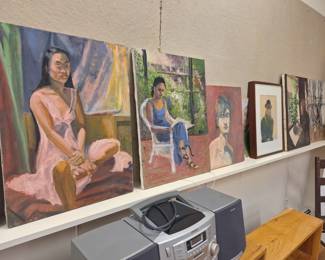 Boo-boo to fill the air with music , bookshelves and more studio art