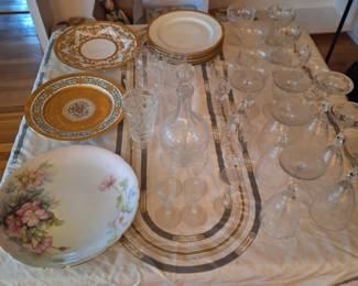 China places and glassware