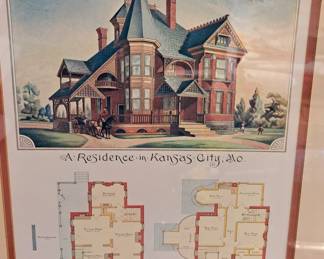 Much area and local framed artwork