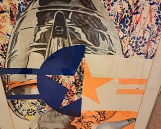 Wide variety of artwork!! Mid Century Modern James Rosenquist 1965 framed "F-111 Castelli Gallery Poster"