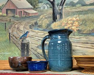 Handmade pottery. Bob Nothhouse 