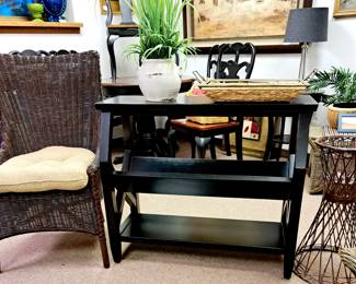 Black sofa table/stand 