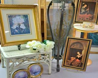 Cast iron plant stand