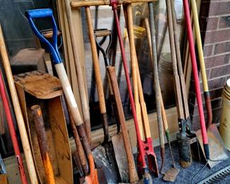 Outdoor hand tools from 2 different estates