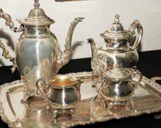 5 Piece Vintage Oneida Tea/Coffee Set