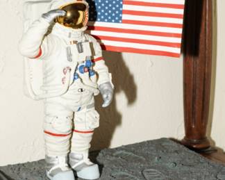 "America Wins the Space Race"-Apollo Astronaut sculpture