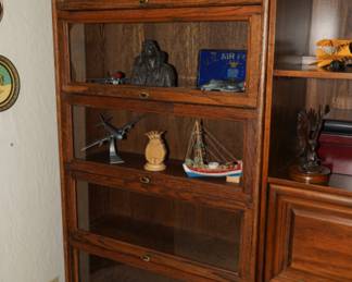 Vintage Barrister bookcase-about 7ft tall