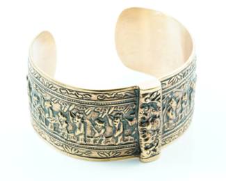 Amy Kahn Russell solid bronze cuff bracelet