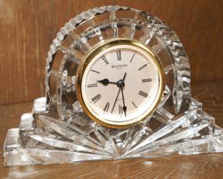 Waterford crystal mantel clock