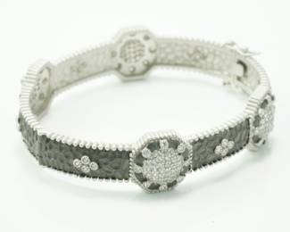 Frieda Rothman sterling bangle bracelet-Signed