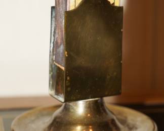 Vintage brass matchbox holder