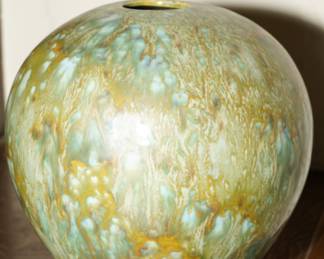 Mid Century Monterey Jade drip glaze vase