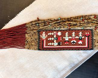 Native American bead necklace