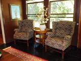 Pair of Thomasville wingback armchairs