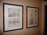Pair of Michigan State Capitol Architectural Prints