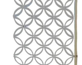 Dramatic Mid Century Room Divider