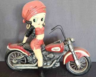Betty Boop On Motorcycle 