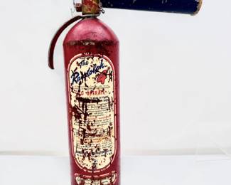 The Randolph "4" Vintage Fire Extinguisher - Collectible Firefighter Memorabilia
