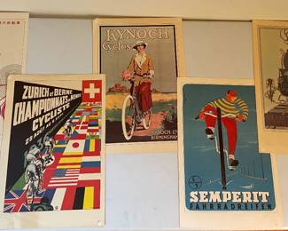 Vintage Bicycle Advertisements  Front & Back (Set of 34)  Located Near Checkout)