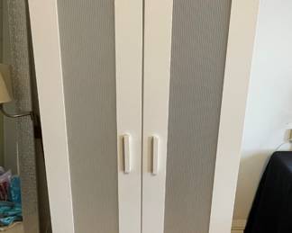 White Armoire Storage Cabinet (3 Available)