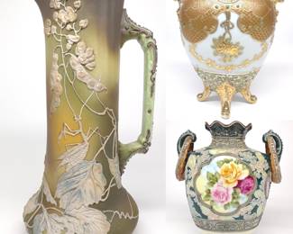 Antique Nippon Vase Online Auction