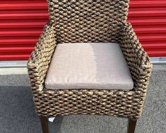 Riverside Casual Dining Woven Arm Chair