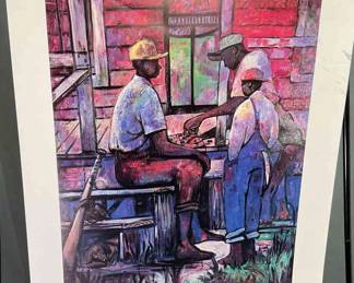  Afternoon Checkers By William Tolliver Signed Numbered