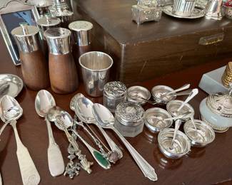 Sterling and Coin silver flatware and table accessories