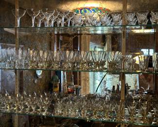 Large collection of Fancy Bar glasses