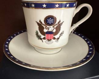 White House Cup and Saucer