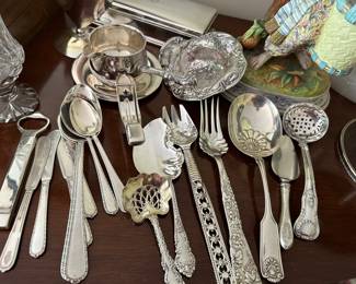 Sterling Silver flatware and table accessories