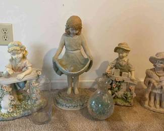 Assorted Ceramic Garden Statues Austin Sculptures  More 