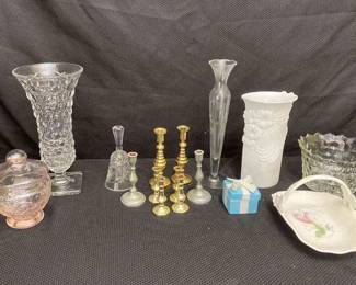 Glass Home Decor Lot and Others Tiffany and Co  Kaiser