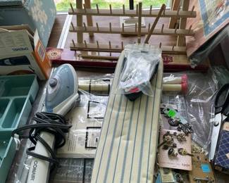 Sewing and craft items.