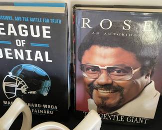 Football books.
