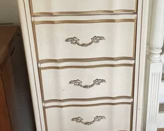 Vintage French Provincial Lingerie Chest of Drawers.