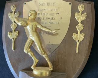 1961 Trophy for Sam Huff.