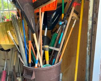 Garden tools.