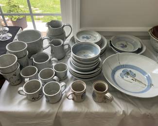 Great collection of Sycamore Pottery.