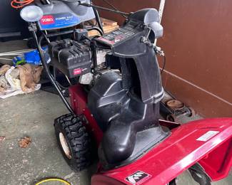 (Lot 30) $400 -  Toro Power Max Snow King Snow Blower with Man Cover
