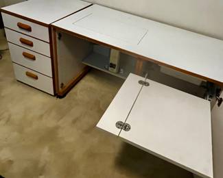 Sewing cabinet table