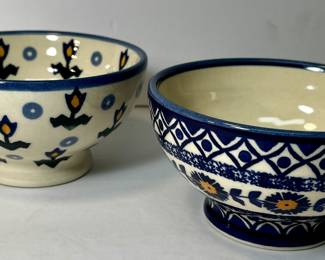 Polish pottery Bowls