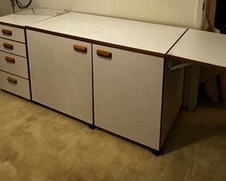 Sewing cabinet table 