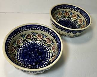 Polish pottery Bowls