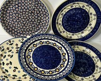 Polish pottery Plates 