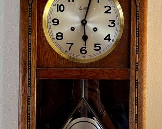 Antique walnut cases clock 
